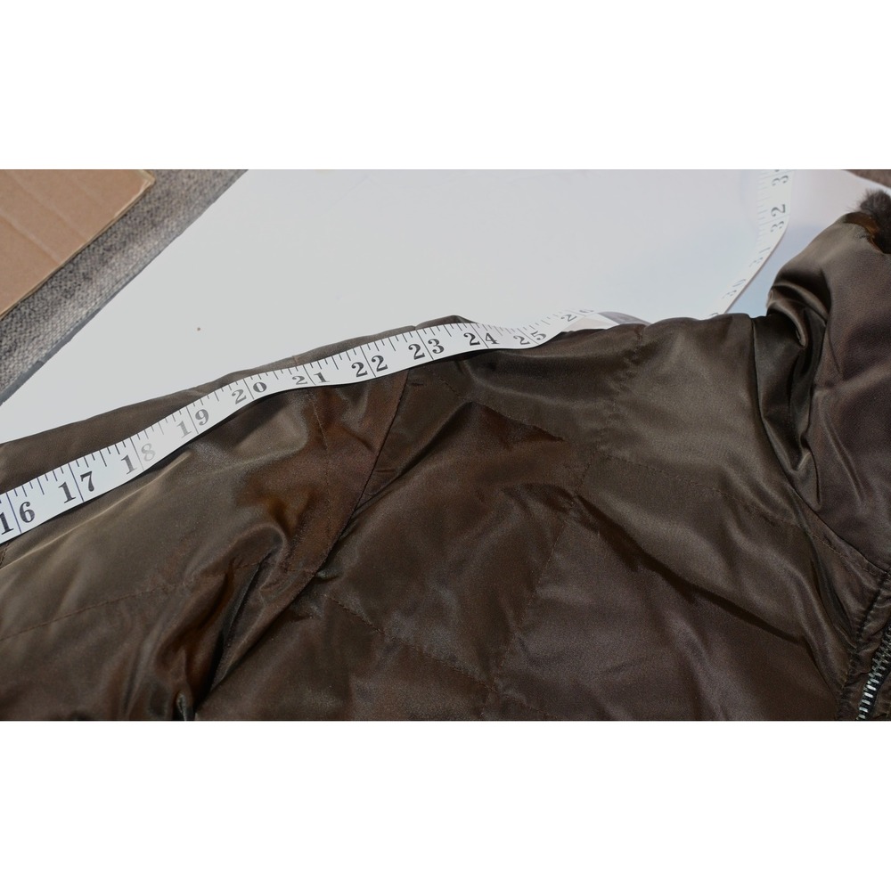 Andrew Marc Puffer Jacket Real Rabbit Fur - Picture 10 of 10